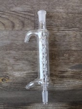 Kleine Vigreux-Kolonne 22/12,5 cm temperierbar, 2 x NS14,5, Vigreux m Kühlmantel