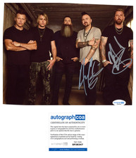 Adam Gontier & Neil Sanderson ‘Three Days Grace’ Band Signed 8x10 Photo ACOA