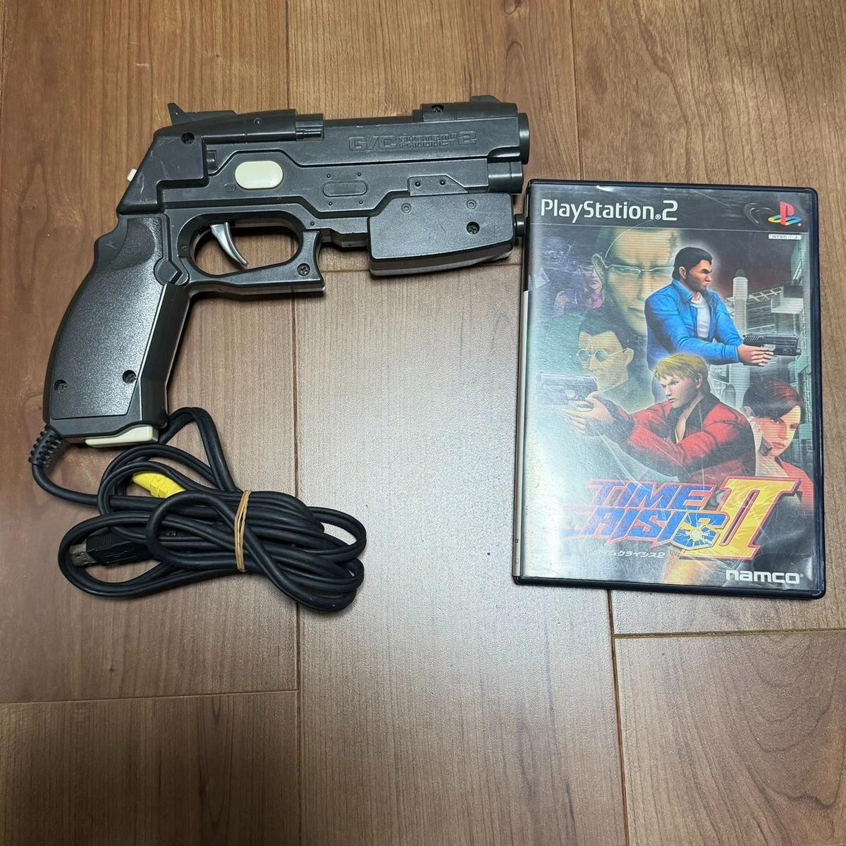 Bundle Time Crisis 2 + Guncon 2 – PlayStation 2 – Japon Testé