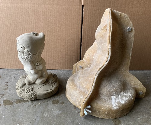 Latex And Fibreglass Mould To Make A Peeping Gnome Statue - Picture 1 of 3