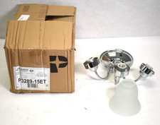 Progress Lighting P3289-15ET Polished Chrome 3-Light Bathroom Vanity Lights 16"