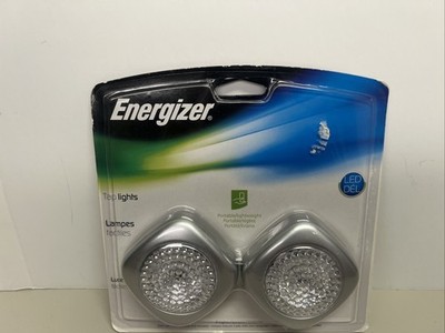 Energizer LED Tap Lights 2 Pack Battery Operated Soft White Light Push On/Off