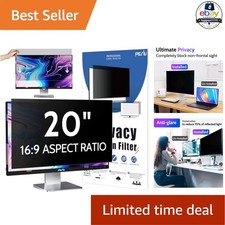 Monitor Privacy Screen Filter 20 in 16:9 443 x 250 mm Anti-Glare Matte Glossy