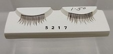 Vtg NOS Unbranded Doll Lashes 5217 Medium Brown Upper Doll Eye Lashes Long New