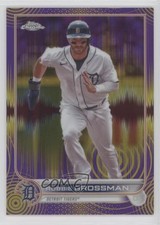 2022 Chrome Sonic Purple & Yellow Pulse Refractor /299 Robbie Grossman #169 19ed