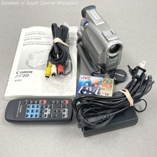 FOR REPAIR Canon ZR20 MiniDV Camcorder - POWER TESTED