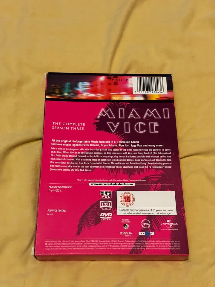 Miami Vice - Series 3 & 4 - DVD Bundle - Region 2 - Image 3 of 4