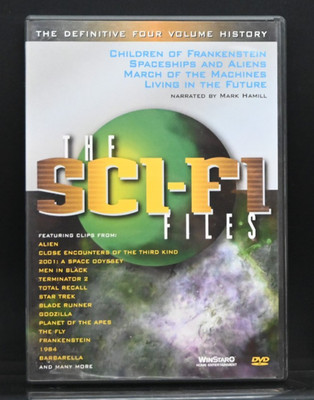 The Sci Fi Files 4-Disc DVD Set 1998 Mark Hamill Sci-Fi Documentary Preowned