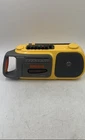 Sony Sports CFM-104 Yellow AM/FM Player Portable Radio Cassette-Corder Boombox