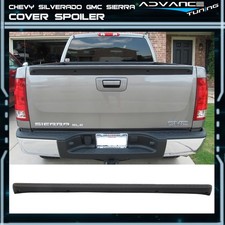 07-13 Chevy Silverado Sierra Tailgate Molding Wing Spoiler Pp Top Cap Protector