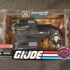 GI Joe 25th Anniversary Vehicle NIGHT SPECTER Grand Slam SHARK Target Exclusive