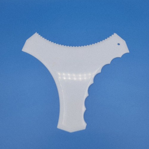 White Plastic Pie Crust Edger Form