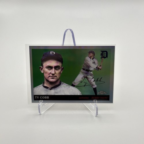 2025 Topps Chrome Platinum Ty Cobb Refractor #492