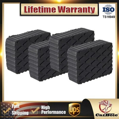 3''inch Tall Solid Rubber Auto Lift Block Spacer Black Pad For Automobile Lifts