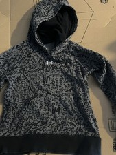 UNDER ARMOUR ALL-OVER PRINT PULLOVER HOODIE SWEATSHIRT - YOUTH MEDIUM
