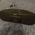 Vintage Sony CFS-B15 AM/FM Radio Cassette Corded/Battery Vintage Boombox Tested