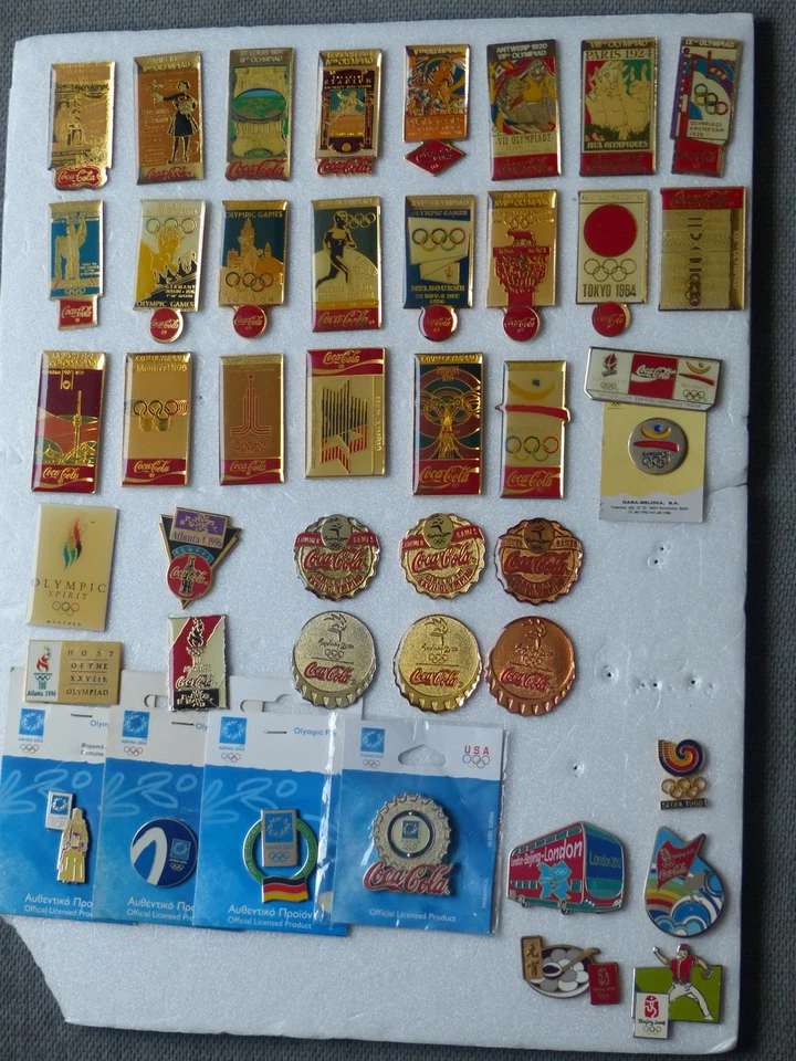 43 Coca Cola Pin Set Olympic Games Sydney Olympiade Olympische Sommerspiele - Bild 2 von 4