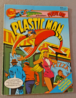 Plastic Man Nr. 1 (Ehapa, 1981) mit Sammel-Ecke, in Zustand 1- / 1-2