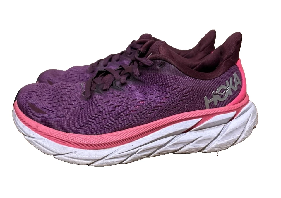 Hoka Clifton 8 para mujer talla púrpura rosa 6,5 Foto 2 de 4