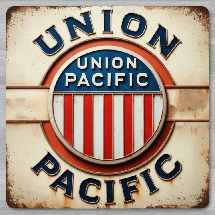 Union Pacific Sign In Collectible Railroad Signs & Plaques for