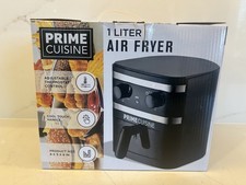 1 Quart Prime Cuisine Black Air Fryer Compact for Dorm Room Small Kitchens