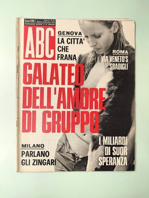 ABC December 19, 1969 Christine Keeler-Genova-Pierino Prati-Mario Bertini