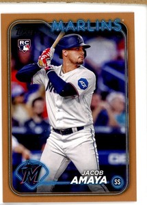 2024 Topps #144 Jacob Amaya Gold