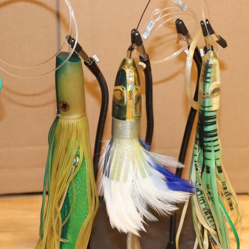 Lote 3 Iscas de Trolling Mono Rigged Big Game 7-10" Atum Wahoo Big Game Sevenstrand+ - Imagem 3 de 4