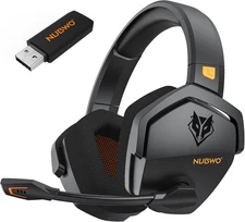 NUBWO G06 Dual Wireless Gaming Headset with Microphone for PS5, PS4, PC