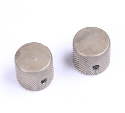 AGP   - Aged Telecaster   Relic Barrel Flat Top Nickel Knobs Set Screw for