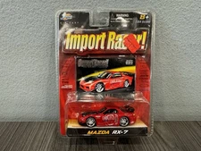 Rare Mazda RX-7 Red Import Racer Jada Toys #022 1:64 Diecast NIP