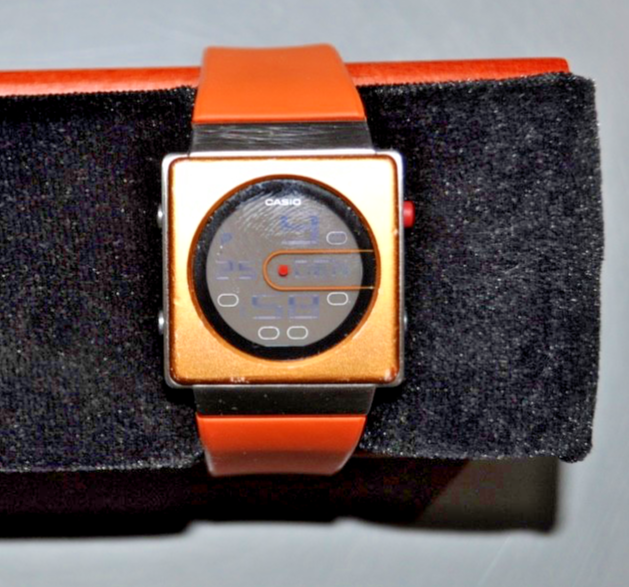 Casio Futurist La-2001 Pink Square Digital Quartz Watch Limited