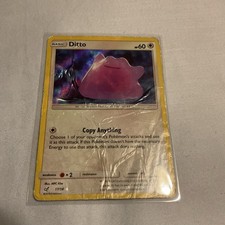 pokemon detective pikachu ditto card - 17/18 - Rare Holo Foil - [Colorless] Copy Anything Choose 1 of your opponents Pokemons attacks and use it as this attack The best ditto in Pokemon