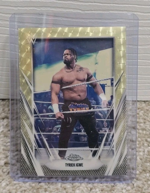 Tyriek Igwe 2026 WWE Topps Chrome 1/1 Superfractor Trading Card, 190 One of One
