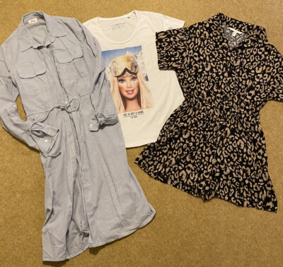 Barbie Top S Oliver Dress H&M Playsuit Size 10 Medium Cotton Summer Bundle