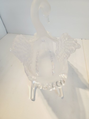 Vintage Plastic Swan Sleigh Planter Decorative Centerpiece - Bild 13 von 19