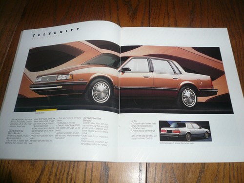 1988 Chevrolet Celebrity Sales Brochure - Vintage - Picture 4 of 10