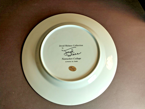 Jared Holmes Nantucket Collage Dinner Plate from Andrea by Sadek - Picture 3 of 7