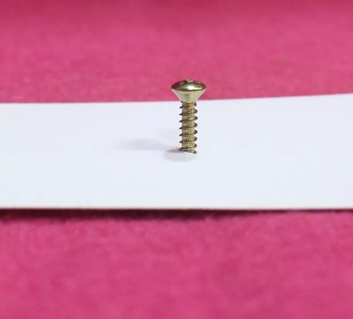 Alter Gold Schlagbrett Schrauben passend für Fender Gitarren (50) Imperial Größe - Bild 3 von 4