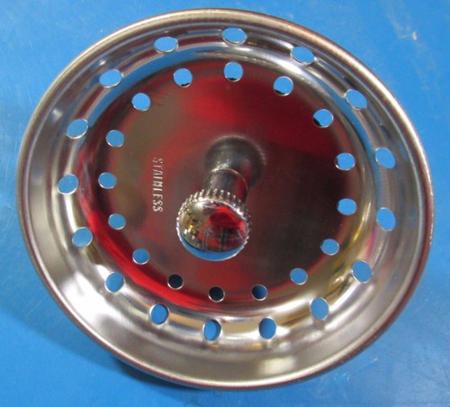 Orgill Sink Strainer Solid Brass Body Chrome Plated W/ 4" tailpiece #983-7519 - Picture 4 of 6