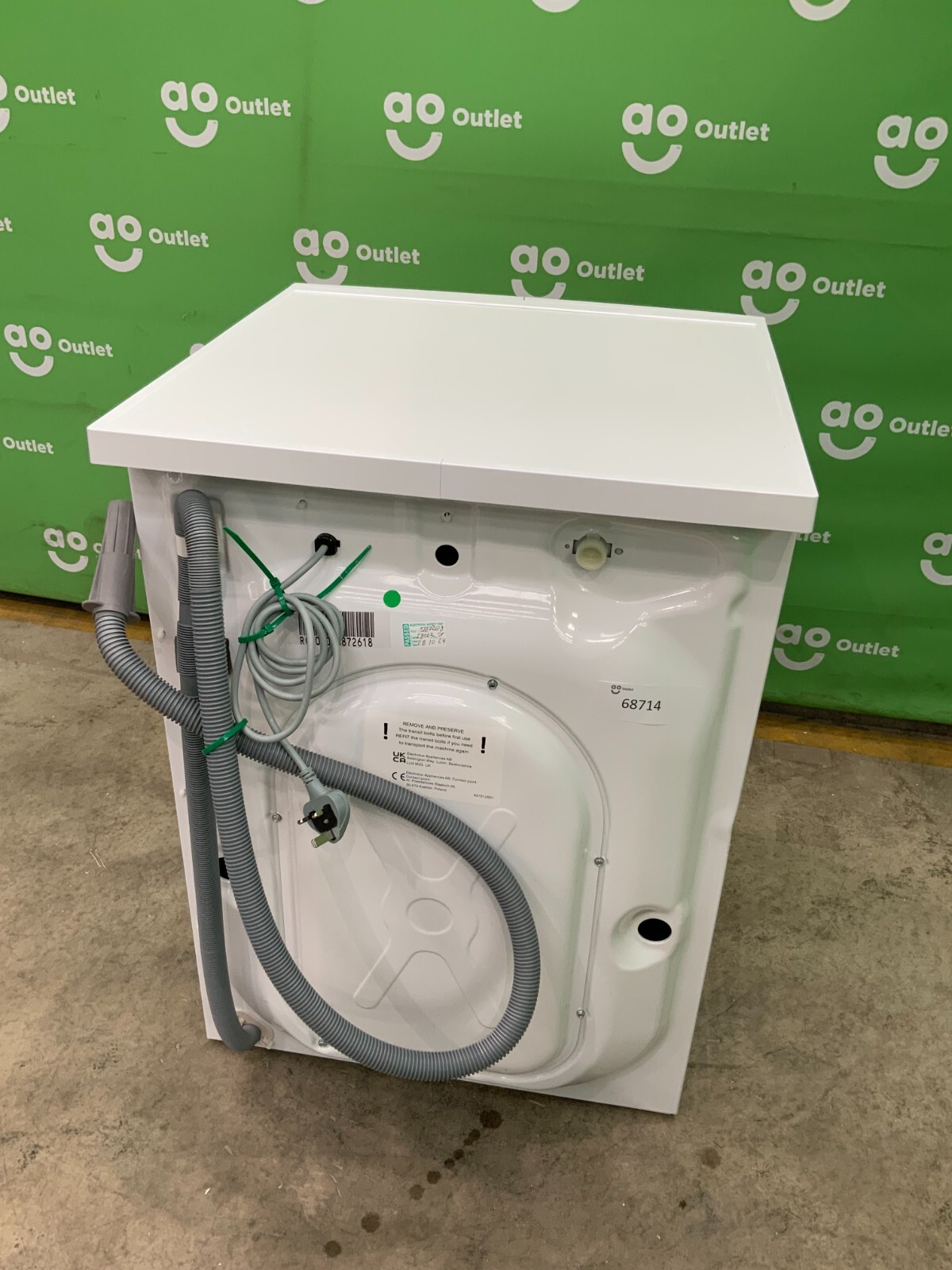 AEG ProSense® Technology 10kg Washing Machine White LFR61144B LF68714