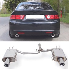 FOX Duplex Sportauspuff Honda Accord VII Typ CL9 je 1x100mm mit Absorber