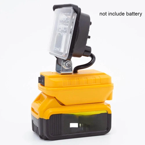 LED Work Light For Dewalt 20V MAX 90W USB Flood Light Torch for Workshop Camping - Picture 7 of 12