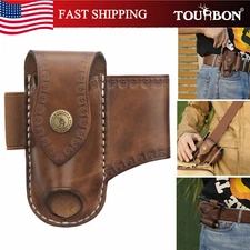 TOURBON 3-in-1 Tools Belt Holster for Knife/Flashlight/Pencil US-Special offer