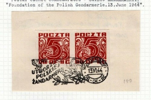 POLAND WW2 POW CAMP Pieces{2} WOLDENBERG Oflag 11c Germany 1944-45 EP662 - Picture 3 of 5