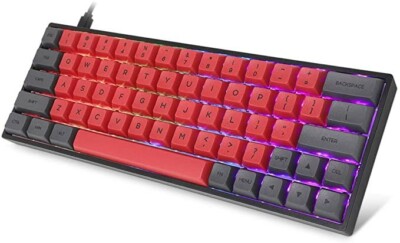 INSTAGO - IG64 WIRED KEYBOARD, OPTICAL BROWN SWITCH, 60% GAMING KEYBOARD