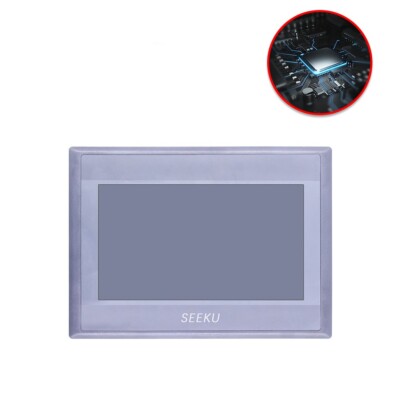 SEEKU 7 inch HMI PLC 12 in 8 out In One Touch 3CH 0-10V and 4-20MA analog Modbus