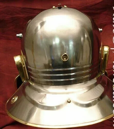 Casco Centurión Galo Romano Medieval 18G M Acero Casco Soldado Imperial Romano - Imagen 4 de 8