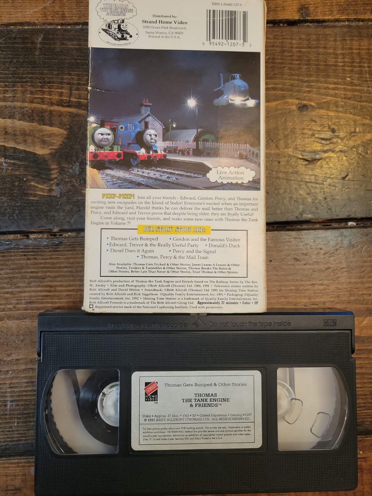 Thomas Friends Thomas Gets Bumped (VHS, 1992) 95492120732 eBay