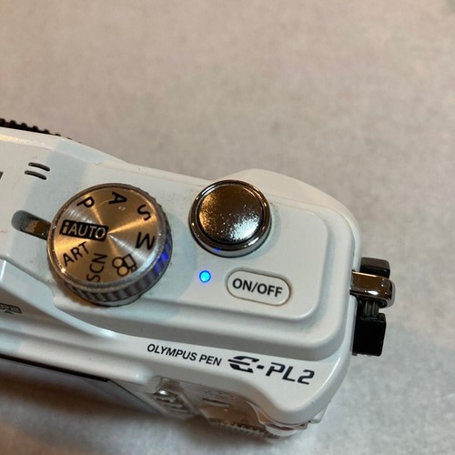 OLYMPUS PEN E-PL2 12.3MP mirrorless camera body white w/Charger From Japan Fedex - Picture 17 of 17